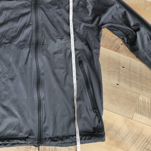 Mens The North Face Full Zip Windbreaker Jacket Size Large Black - Picture 4 of 12